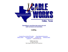 Tablet Screenshot of cableworksdallas.com